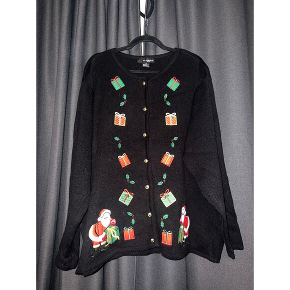 Ugly Christmas Sweater Xmas Cardigan Size 3X - Picture 1 of 4